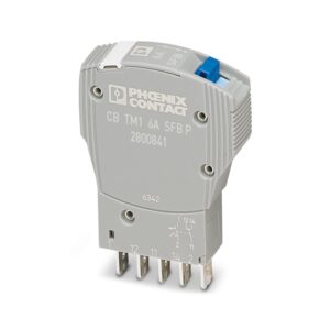 CB TM1 6A SFB P - Disjuntor de proteção de equipamentos termomagnético - PHOENIX CONTACT