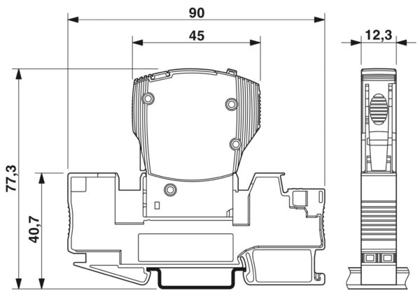 CB TM1 16A M1 P - Disjuntor de proteção de equipamentos termomagnético - PHOENIX CONTACT - Imagem 6