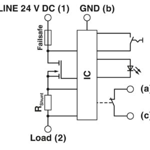 CB E1 24DC/6A NC P – Disjuntor eletrônico de proteção – PHOENIX CONTACT