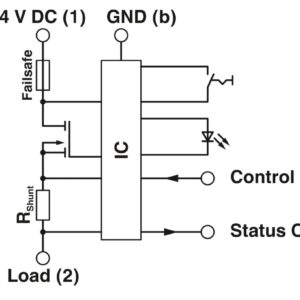 CB E1 24DC/1A S-C P – Disjuntor eletrônico de proteção – PHOENIX CONTACT