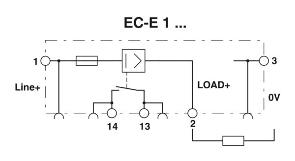 EC-E1 8A - Disjuntor eletrônico de proteção - PHOENIX CONTACT - Uds./emb.: 6 unidade(s) - Imagem 2