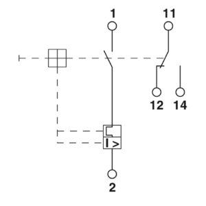 CB TM1 16A F1 P – Disjuntor de proteção de equipamentos termomagnético – PHOENIX CONTACT
