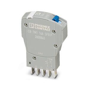 CB TM1 16A SFB P - Disjuntor de proteção de equipamentos termomagnético - PHOENIX CONTACT