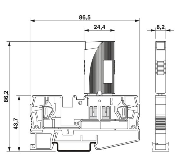 TCP 6A - Disjuntor de proteção de equipamentos térmico - PHOENIX CONTACT - Imagem 8