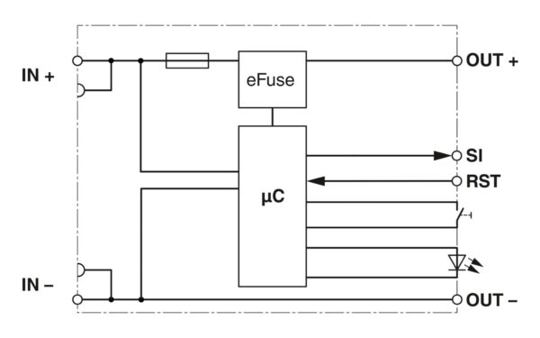 PTCB E1 24DC/0.1-0.63A SI-R - Disjuntor eletrônico de proteção - PHOENIX CONTACT - Imagem 2