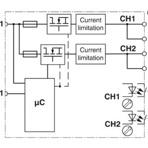 CAPAROC E2 12-24DC/1-4A – Disjuntor eletrônico de proteção – PHOENIX CONTACT
