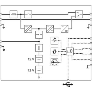 TRIO-UPS-2G/1AC/1AC/120V/750VA – Fonte de alimentação ininterrupta – PHOENIX CONTACT