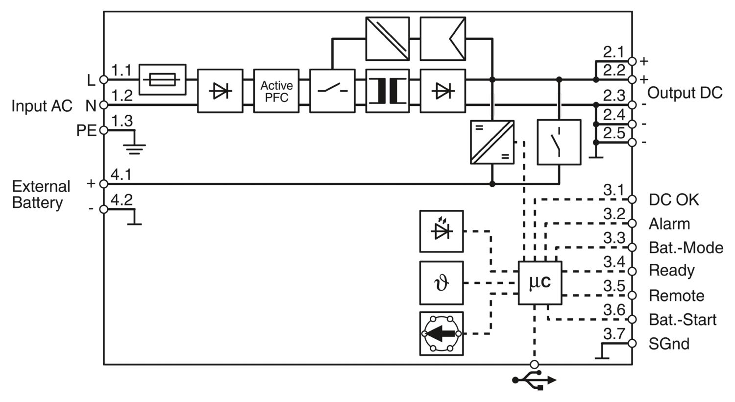TRIO-UPS-2G/1AC/24DC/20 - Fonte de alimentação ininterrupta - PHOENIX CONTACT - Imagem 2