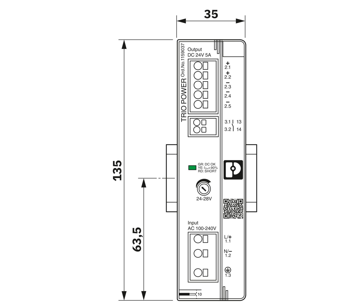TRIO3-PS/1AC/24DC/5 - Fonte de alimentação - PHOENIX CONTACT - Imagem 9