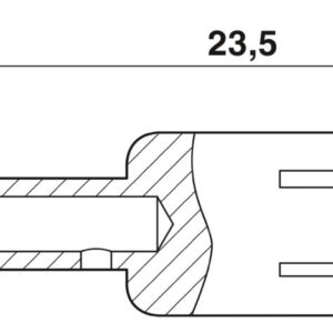 CK4,0-ED-2,50BU AG – Contato para crimp – PHOENIX CONTACT – Uds./emb.: 25 unidade(s)