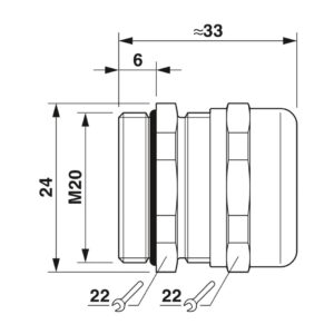 G-INSEC-M20-S68N-NCRS-S – Prensa-cabos – PHOENIX CONTACT – Uds./emb.: 5 unidade(s)