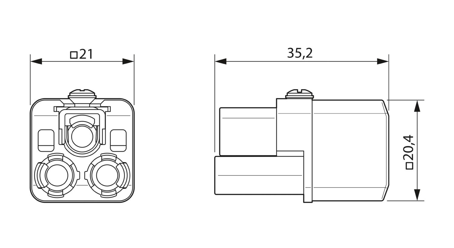 HC-Q02-I-CT-F - Inserto de contato - PHOENIX CONTACT - Imagem 3