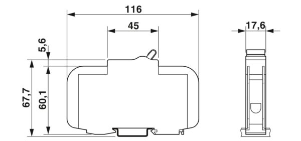 TMC 81C 10A - Disjuntor - PHOENIX CONTACT - Quantidade mínima de pedido: 12 unidade(s) - Imagem 3