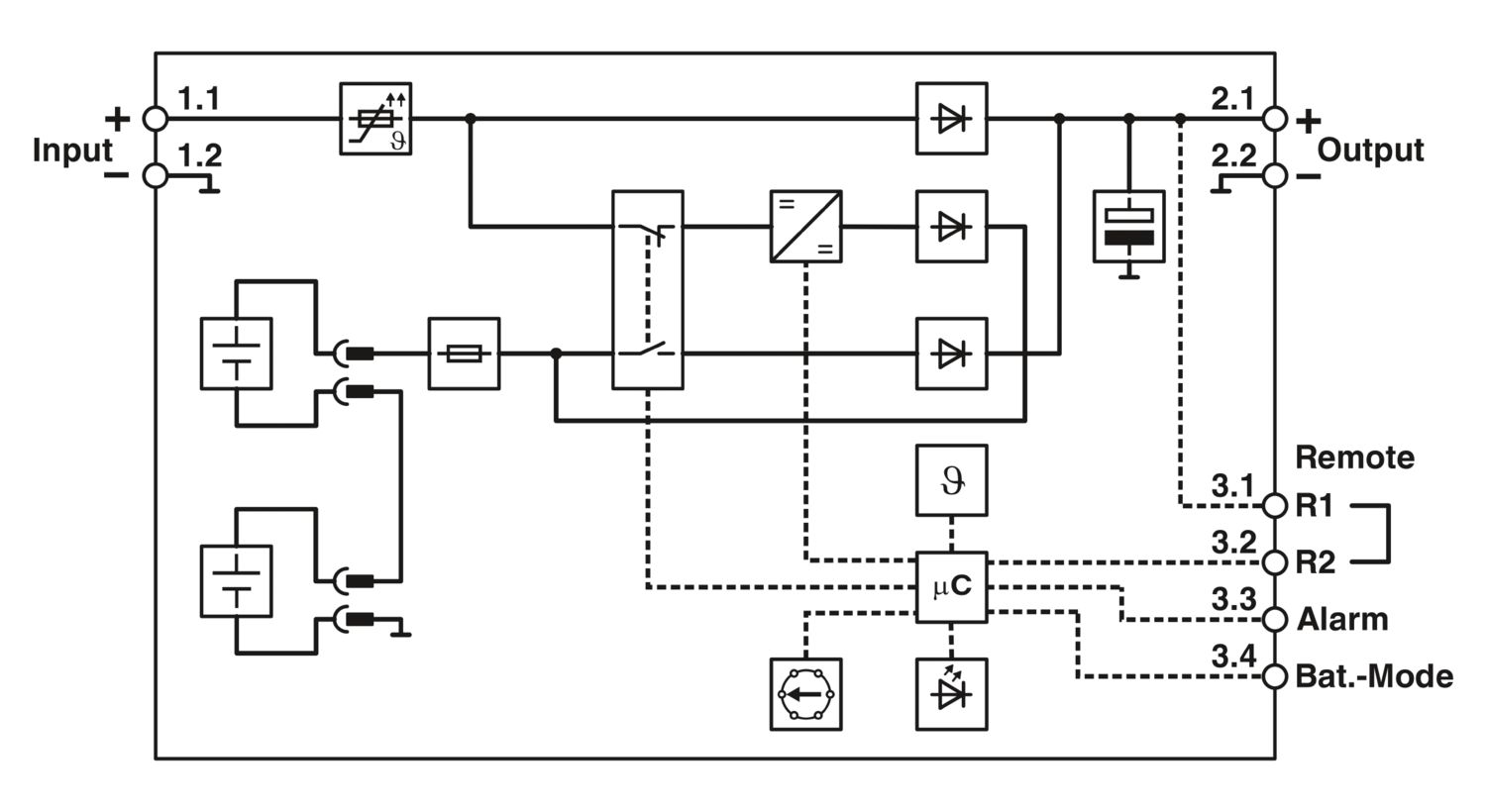 UNO-UPS/24DC/24DC/60W - Fonte de alimentação ininterrupta - PHOENIX CONTACT - Imagem 2