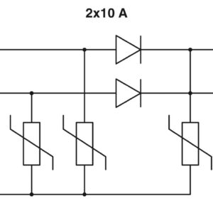 TRIO2-DIODE/12-24DC/2X10/1X20 – Módulo de redundância – PHOENIX CONTACT