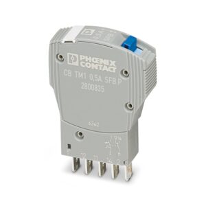 CB TM1 0.5A SFB P - Disjuntor de proteção de equipamentos termomagnético - PHOENIX CONTACT