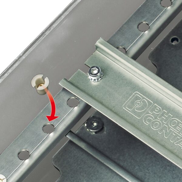 NS 35/ 7,5 PERF 2000MM - Trilho de fixação perfurado - PHOENIX CONTACT - Uds./emb.: 25 unidade(s) - Imagem 4