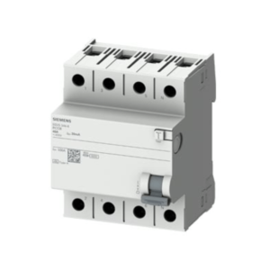 5SV5342-0MB - Disjuntor de corrente residual, 4 polos, tipo CA, In: 25 A, 30 mA, Un CA: 400 V, 60 Hz - SIEMENS