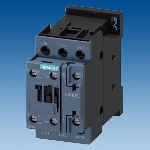 3RT2023-1AG20 - Contator de potência, AC-3e/AC-3, 9 A, 4 kW / 400 V, 3 polos, 110 V CA, 50/60 Hz - SIEMENS