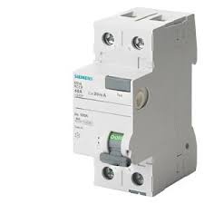 5SV5312-0MB - Disjuntor de corrente residual, 2 polos, tipo CA, In: 25 A, 30 mA, Un CA: 230 V, 60 Hz - SIEMENS