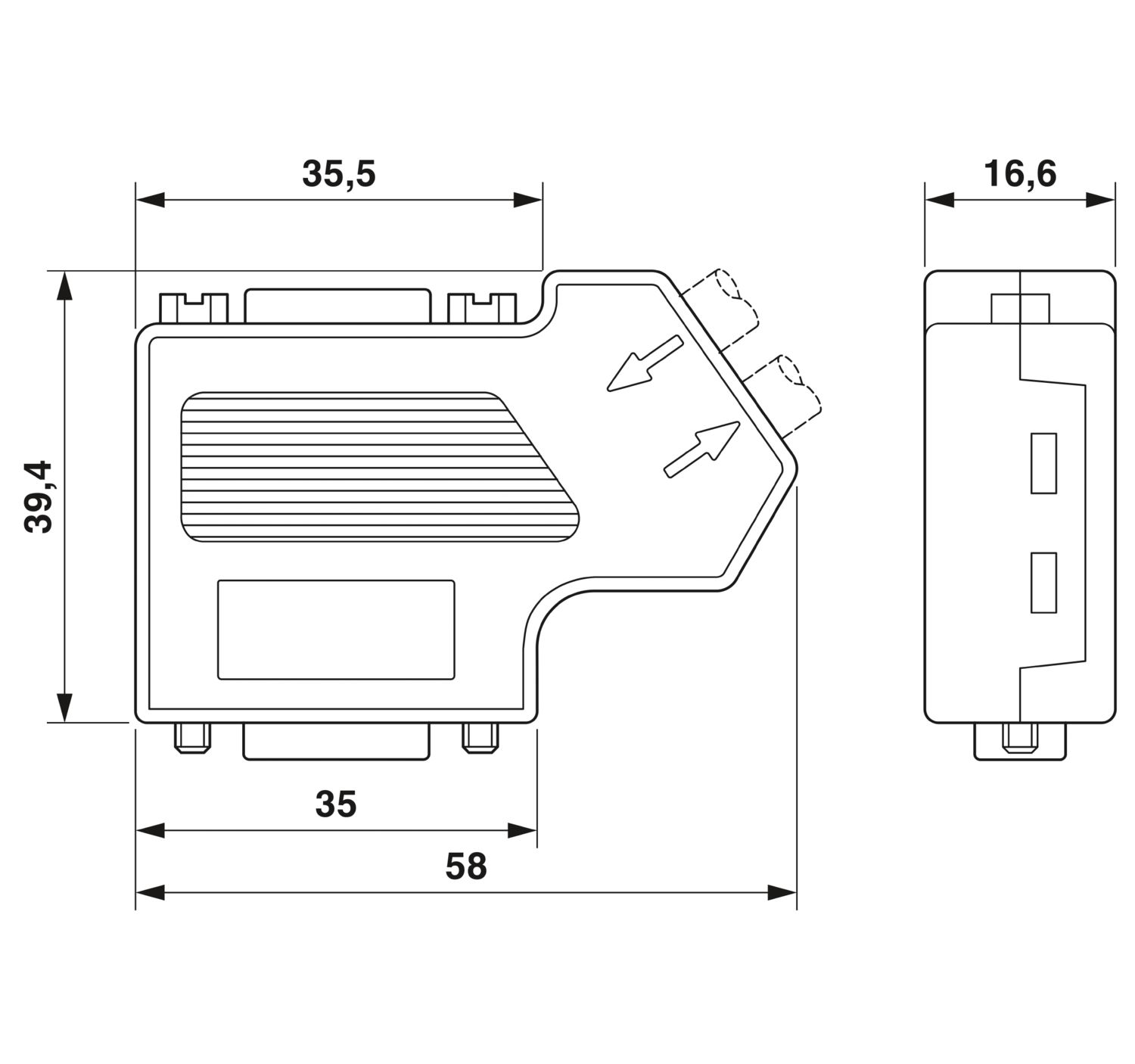 SUBCON-PLUS-PROFIB/SC2 - Conector de barramento D-SUB - PHOENIX CONTACT - Imagem 4