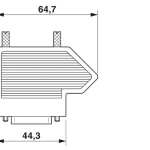 SUBCON 15/M-SH – Conector de barramento D-SUB – PHOENIX CONTACT