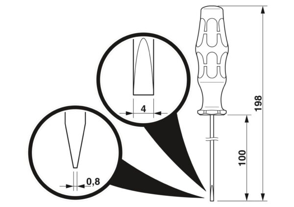 SZF 2-0,8X4,0 - Chave de fenda - PHOENIX CONTACT - Imagem 5