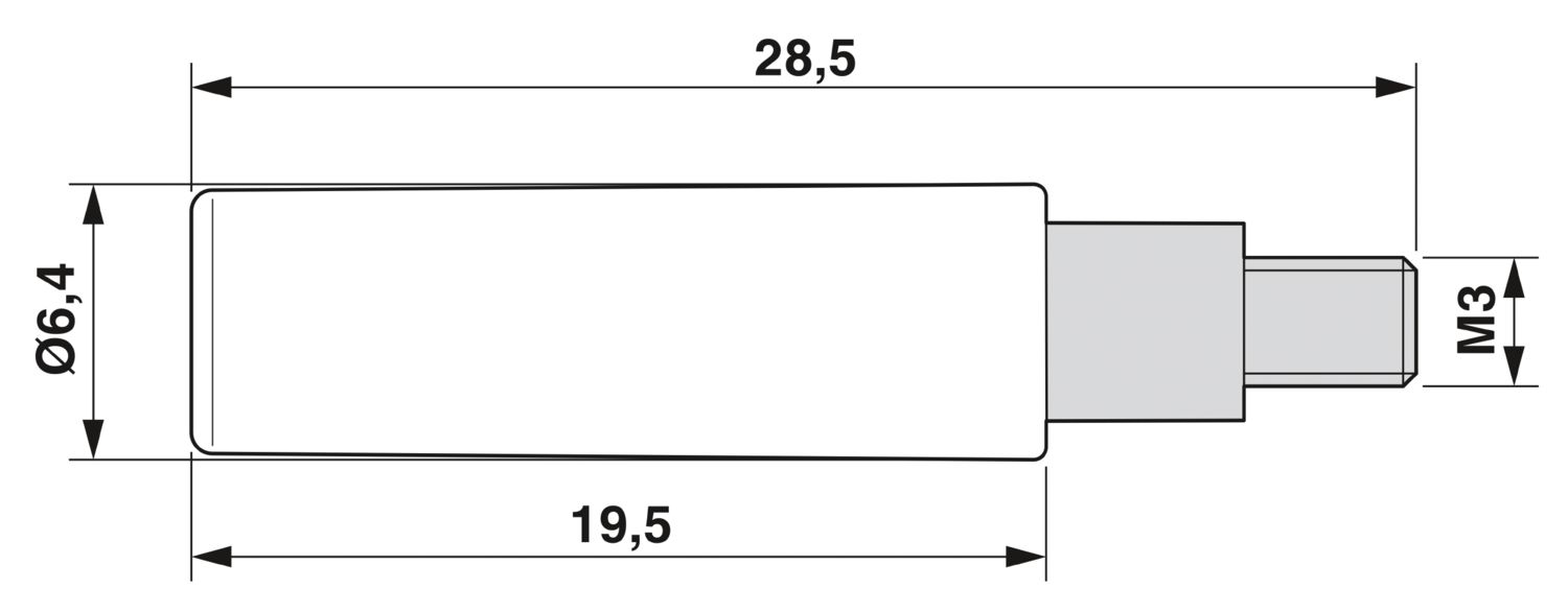 PSBJ-URTK 6 BU - Régua de conectores de teste - PHOENIX CONTACT - Uds./emb.: 10 unidade(s) - Imagem 4