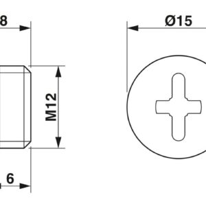 A-INSP-M12-68N-P-BK – Bujão roscado – PHOENIX CONTACT