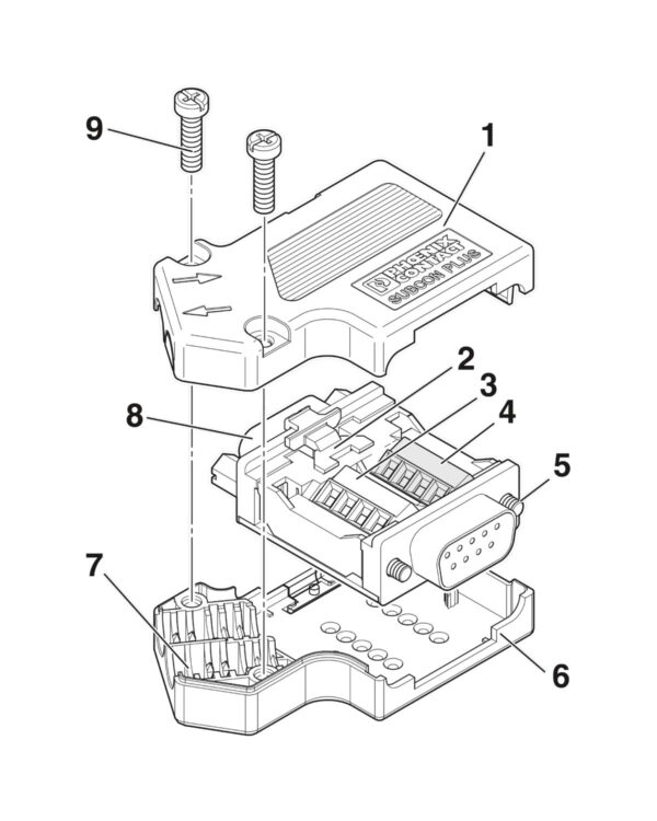 SUBCON-PLUS-CAN/SC2 - Conector de barramento D-SUB - PHOENIX CONTACT - Imagem 4