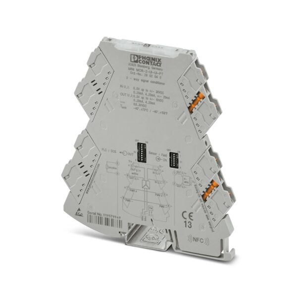 MINI MCR-2-UI-UI-PT - Amplificador isolador - PHOENIX CONTACT