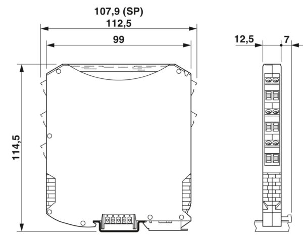 MACX MCR-UI-UI-NC - Amplificador isolador - PHOENIX CONTACT - Imagem 3