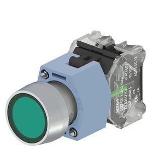 3SB7130-0AB40-1BA0 - Botão de pressão momentâneo verde - SIEMENS