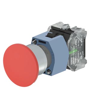 3SB7130-1BC20-1CA0 - Botão cogumelo de pressão vermelho - SIEMENS