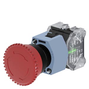 3SB7130-1HA20-1CA0 - Botão de emergência puxa/destrava vermelho - SIEMENS