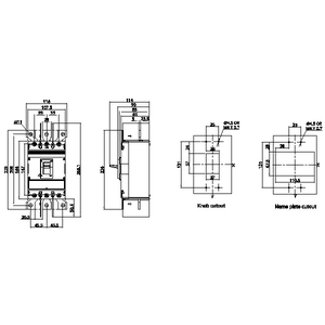 3VJ1225-7DA32-0AA0 – Disjuntor 250A / 55KA proteção de linha FTFM 3 pólos IN/IR 250A – SIEMENS