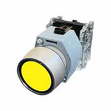 3SB7130-0AB30-1BA0 - Botão de pressão momentâneo amarelo - SIEMENS