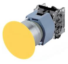 3SB7130-1BC30-1BA0 - Botão cogumelo de pressão amarelo - SIEMENS