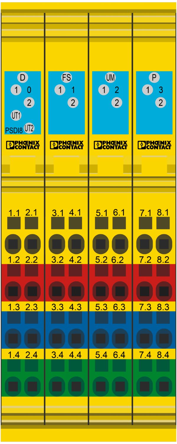 IB IL 24 PSDI 8-PAC - Módulo de segurança - PHOENIX CONTACT - Imagem 2