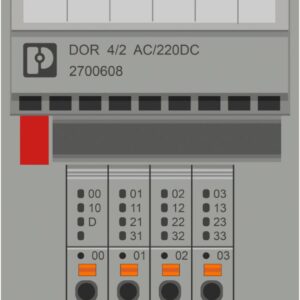 AXL F DOR4/2 AC/220DC 1F – Módulo de relé – PHOENIX CONTACT