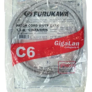 Patch Cord Gigalan Cat6 1,5m Cinza -  Furukawa