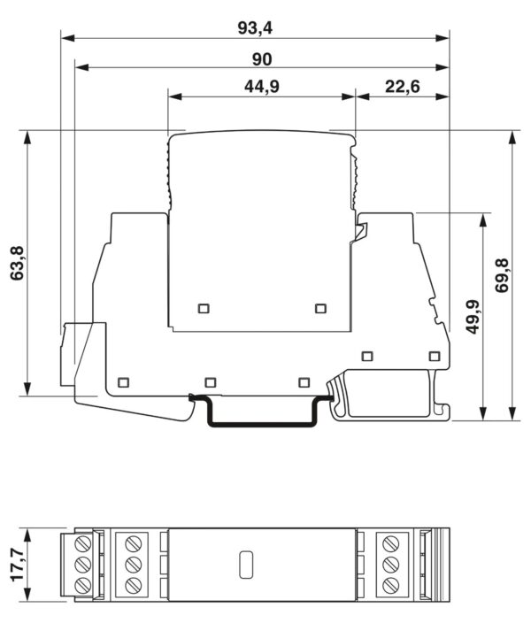 PLT-EE-T3-230AC-R - Dispositivo de proteção contra surtos tipo 3 - PHOENIX CONTACT - Imagem 4