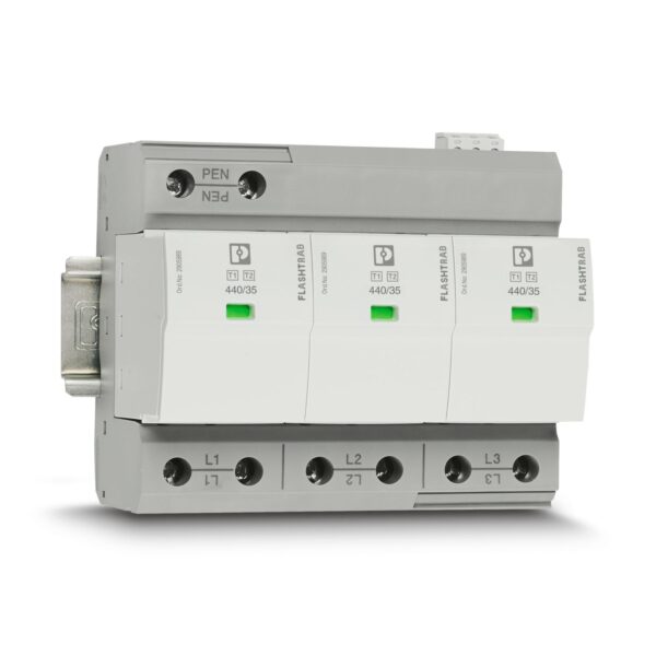FLT-SEC-P-T1-3C-440/35-FM - Condutor de descarga combinado tipo 1+2 - PHOENIX CONTACT - Imagem 5