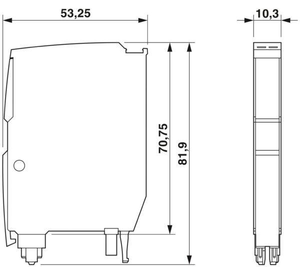CLT-10P/2-VF-230V-I-P - Plugue para dispositivo de proteção contra surtos - PHOENIX CONTACT - Quantidade mínima de pedido: 10 unidade(s) - Imagem 2