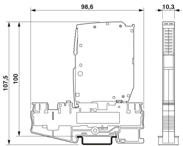 CLT-10P/2-MOV-230V-I-P - Plugue para dispositivo de proteção contra surtos - PHOENIX CONTACT - Imagem 4
