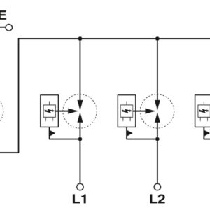FLT-MB-T1-264/12.5-3+1-UT – Protetor contra raios e surtos combinado tipo 1+2+3 – PHOENIX CONTACT