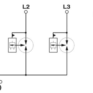 SP-EE-FLT-T1-264/12.5-3+0-UT-R – Condutor de descarga combinado tipo 1+2 – PHOENIX CONTACT