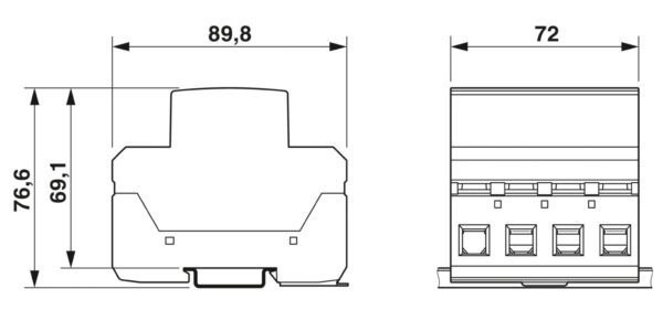 FLT-MB-T1-264/12.5-3+1-UT - Protetor contra raios e surtos combinado tipo 1+2+3 - PHOENIX CONTACT - Imagem 3