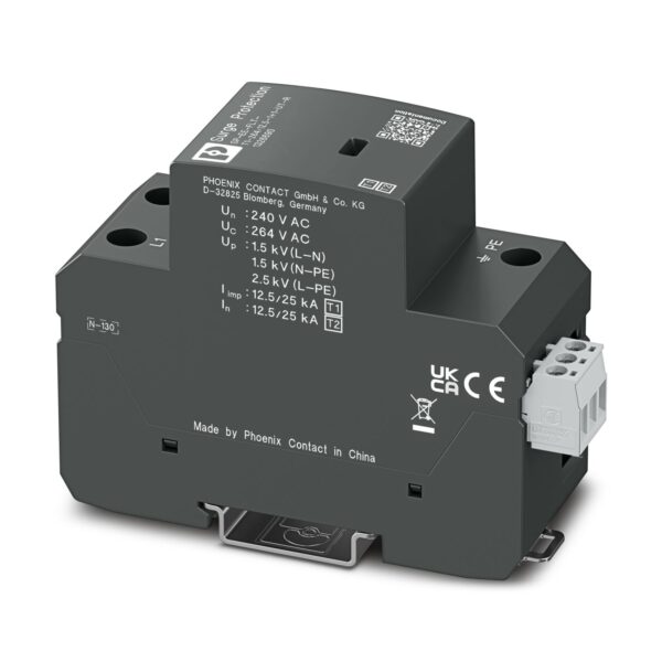 SP-EE-FLT-T1-264/12.5-1+1-UT-R - Condutor de descarga combinado tipo 1+2 - PHOENIX CONTACT