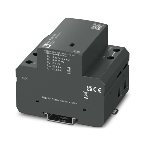 SP-EE-FLT-T1-264/12.5-3+0-UT - Condutor de descarga combinado tipo 1+2 - PHOENIX CONTACT
